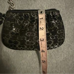 Coach  wristlet black silver shimmer Photo 5