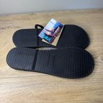 Plaka Braided‎ Rope Sandals Black White Flat Gladiator Shoes Size 8 Beach Summer Photo 5