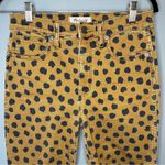 Madewell  10” High Rise Skinny Jeans Dotted Animal Print Size 27 Photo 2