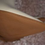 NEW Michele Eyelet Off White Heeled Pointed Toe Cowboy Boots Size 10 Photo 4