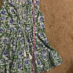 Sur La Vague green floral tassel mini dress Photo 6