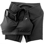 Gymshark  M/M Crossover Shorts & Sports Bra Set Photo 0