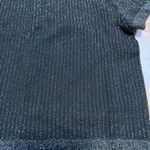 Wild Fable Women's Black Metallic Short Sleeve Baby T-Shirt - Size Medium - NWT Photo 5