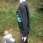 On the Byas  Floral Sweatshirt with Pocket Gray Green Women's Size Small Photo 1