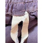 VTG Lavender Purple Soft Crochet Hem Elastic Waist Maxi Skirt XL Photo 6