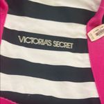Victoria's Secret Striped Tote Bag with Pink Accents with tag Photo 4