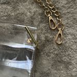 Transparent Stadium Purse Gold Chain Bag Photo 2