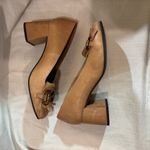 Pedro Miralles Camel Leather Loafers with Gold Detail Tan Size 6 Photo 5