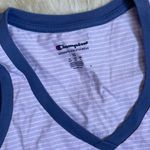 Champion Purple White Stripe Tank Top Photo 3