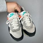 Nike  Air Max 90 Essential Women Shoes White Black Teal Orange Size 9 Photo 1