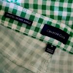 Charter Club Green and White Check Bristol Skinny Ankle Pants Size 16 Photo 7