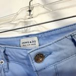 Crown & Ivy  Size 12 Skinny Jeans High Rise Crop Ankle Pants Jeans Baby Blue 1313 Photo 1