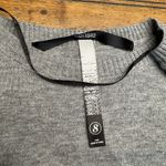 Kensie  Womens Fringe Trim Gray Black And White Sweater Small‎ Photo 1