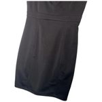 NIKIBIKI Womens Small Career Dress Sheath Sleeveless Round Neck LBD Black Photo 13