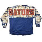 Spirit Jersey NWOT Florida Gators Women's Tie-Dye Long Sleeve Royal, M $90 MSRP Photo 2