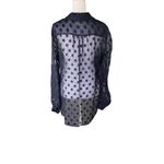 Diane Von Furstenberg  - Lorelei Star USA Embellished Sheer Blouse Sz 6 Photo 5