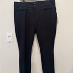 Anthropologie NWT The Essential Slim Trousers in Black size 16 Photo 4