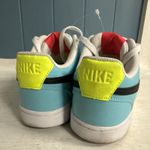 Nike  Court Vision Low Trainers Multi Color Block Womens Size 8.5 US‎ White Teal Photo 4