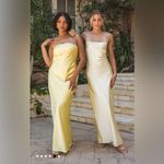 Show Me Your Mumu NWOT  - Taylor Tube Dress size small Color Yellow Luxe Photo 2