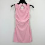Lulus NEW  Confident Cutie Light Pink Tie Back Sleeveless Mini Dress Party Small Photo 5