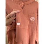 Nike  Blush Orange Cardigan Button Snap Sweater Athleisure Varsity Academia - 1X Photo 6