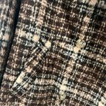 Sebby Collection Plaid Brown Blazer Jacket Size M by  Photo 6