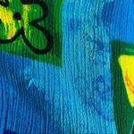 BOP Vintage Art to Wear Tropical Scene Women in Action Art Vibrant Artsy 1X Blue Photo 14