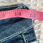 Miss Chic dark denim Y2K rhinestone embellished shorts decorative stitching SZ 5 Blue Photo 10