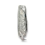 Nicole Miller  Silver Sequin Crossbody Bag Chain Strap Chevron Purse NWT Photo 4