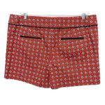 Ann Taylor LOFT Geometric Red The Riviera Shorts 14 Casual Preppy Boho Chic Quiet Luxury Photo 1