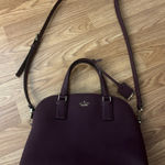 Kate Spade  Burgundy Satchel Handbag Photo 0