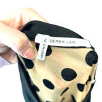 Derek Lam  10 Crosby Runway Oversized Crew‎ Neck Black Nude Dot Back Size Small Photo 7