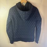 The North Face Womens Heavy Reversible Sweatshirt Jacket Fits S/M Plush Black Photo 4