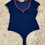 Elodie  blue and brown bodysuit XL Photo 0