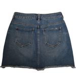 PacSun Womens 24 Denim Exposed Zipper Jean Denim Mini Skirt Photo 1