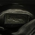 Fossil Vintage Black Leather Slouch Saddle Crossbody Bag with Key Zipper Pull Photo 6