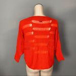 Planet Gold  Shredded Dolman Open Kit Crop Sweater Photo 4