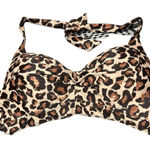 Tempt Me Leopard bikini top xxl halter style‎ padded NEW Photo 0