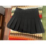 J. Galt  Womens Black Preppy Academia Tennis Pleated Mini Skirt Medium Tenniscore Photo 3