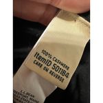 L.L.Bean  Black 100% Cashmere V-Neck Sweater Women's Size Medium Photo 5