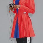 Adidas New Tags LOTTA Volkova Ice Skate Roller Skater Dress M 8 10 Rare $120 Red Photo 5