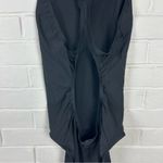 Adidas Black One Piece Logo Open Back Swimsuit Size 6 Photo 4