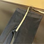 David Lerner microsuede navy blue pants, pull up elastic waist, navy blue, sz M Photo 6