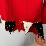 Vintage talk of the walk dead stock sweater one size fits all Red Photo 2