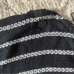 Billabong Same Story Hoodie Black White Stripe 100% Cotton Beach Size Medium Photo 4