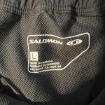 Salomon Womens  Acti Lite Shorts L Black Hiking Zip Pockets Outdoor Photo 4