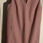 W By Worth  PINK CHECKERED SHIFT DRESS WOMENS SIZE 4 NEW
WITH TAGS Photo 0