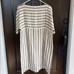 Eileen Fisher EUC Linen / Organic
Cotton Doubleweave Stripe Shift Dress Medium Photo 8