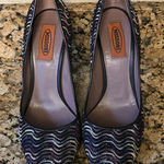 Missoni  Orange‎ Label Multi Color Cuoio Italian Round Toe  Pumps - 38 - US 7 1/2 Photo 0