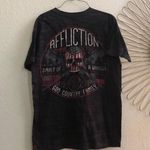 Affliction  Chris Kyle God Country Family black red cotton tee tshirt #gothic #grunge #punk Sz M-measurement in pics Photo 0